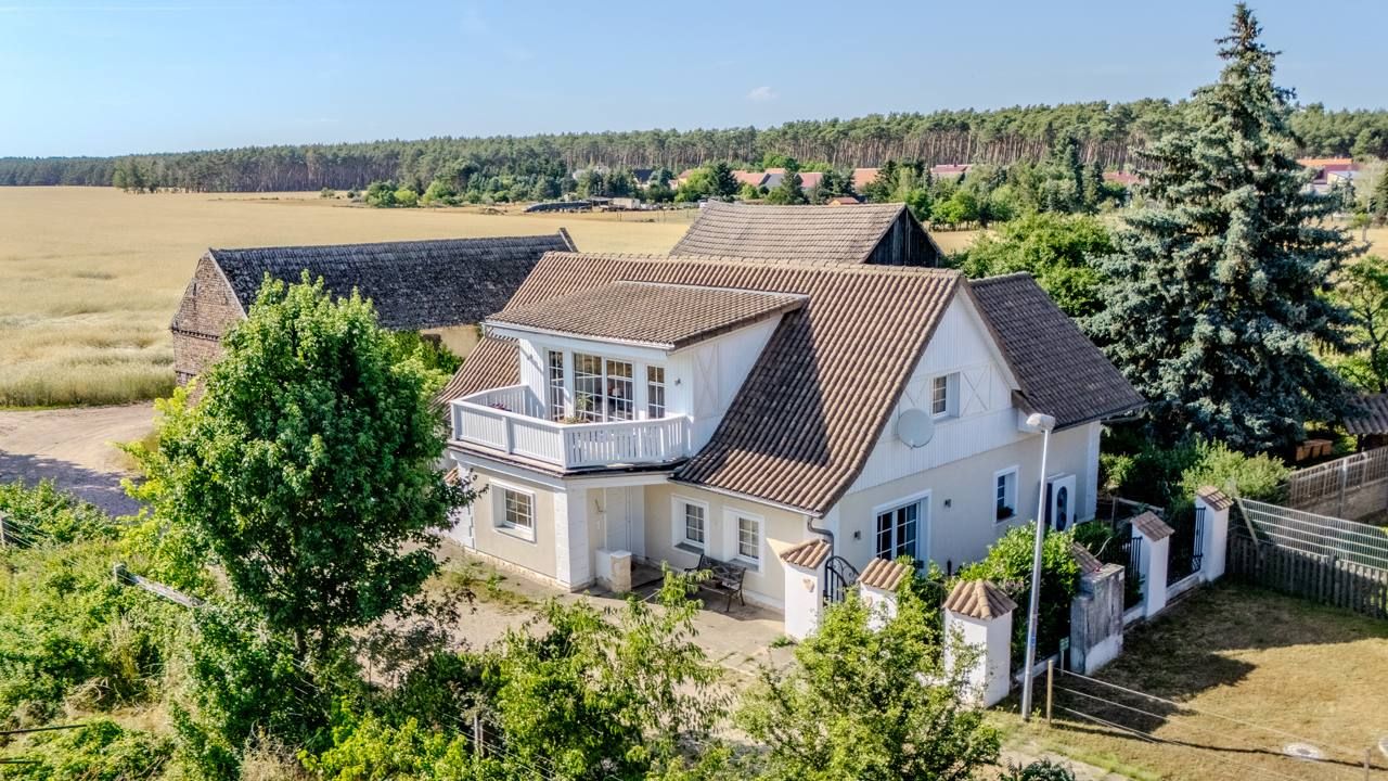 Drei-Seiten-Hof, 1793 – Luftbild Hofansicht
