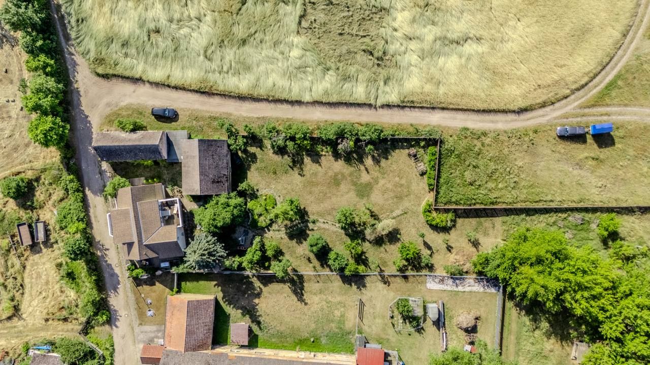 Drei-Seiten-Hof, 1793 – Luftbild Grundstück